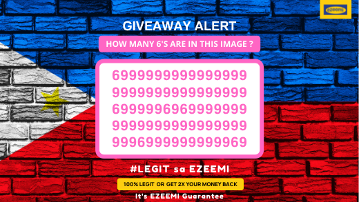 [ GIVEAWAY CONTEST ] How many 6's are in this image?